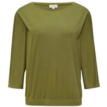 S.Oliver 3/4-Arm T-Shirt in Grün