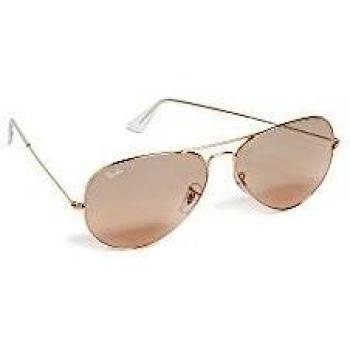 RB3025 Silver‑Pink Gradient Aviators