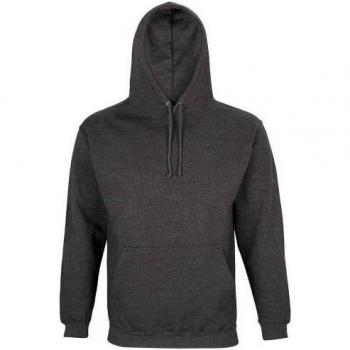 SOLS Condor Marl Hoodie Houtskool voor Volwassenen L