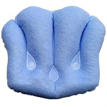 Aufblasbares Badekissen für Entspannung, hellblau