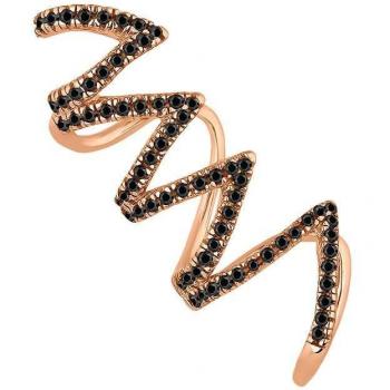 Ear cuff de Earcandy, estilo Zulu, hecho de plata con baño de oro rosa
