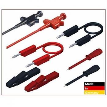 Hirschmann 4mm Test Lead Set with Probes & Clips