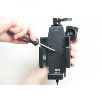Supporto Attivo Nero per Smartphone con Caricatore Fisso per Zebra TC75