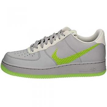 Nike Herren Air Force 1 '07 LV8 3 Baskets – Wolf Grau Ghost Green Photon Dust Black, EU 41