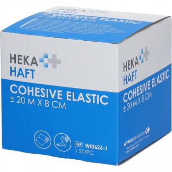 Bandage Hélico‑Élastique HEKA HAFT 20 m × 8 cm