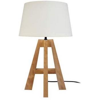 Lumière d’appoint Tosel 65177 30x54 cm, bois blanc, 40 W