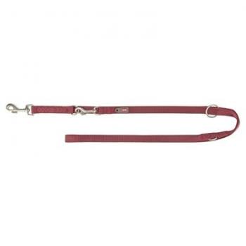 Trixie Hunde-Leine & Halsband Set – Premium Sangria, 200 cm
