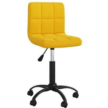Vidaxl Table Chair Pivotant – Bleu Marine Velours