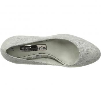 Tamaris Damen 22420 Pumps, Grau (Grey Structure 228)