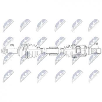 Semi eje NTY NPW-MS-065