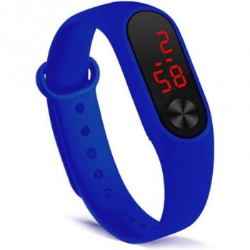 Bracelet chronomètre LED, design silicone robuste