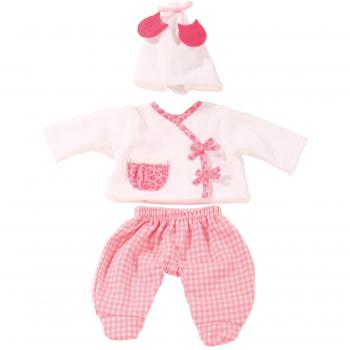 Tenue de nuit vichy pour poupée 30-33 cm