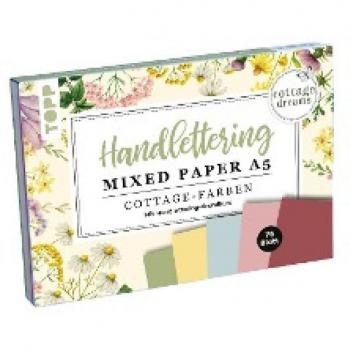 Handlettering Mixed Paper Block Cottage Dreams A5