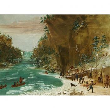 Expedition bei den Niagarafällen – 2000-Piece George Catlin Puzzle