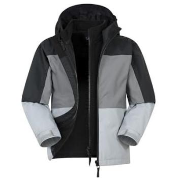 Mountain Warehouse Cannonball II 3‑in‑1 Waterproof Outerwear – Black