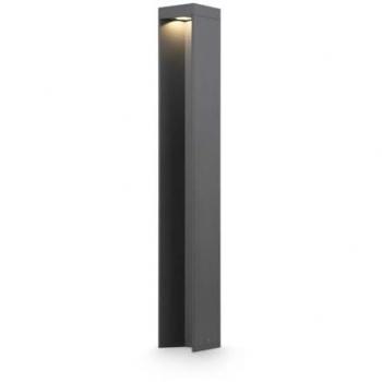 Maytoni Außenleuchte Stehleuchte LED Gartenleuchte Alu Grau IP54 H 65 cm