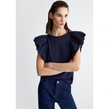 Liu Jo Frilly‑Bündel‑Tee Shirt