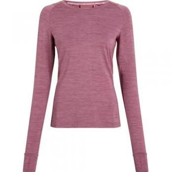 Energetics Langarmshirt Da.-Langarmshirt Evii L/S W MELANGE/RED WINE/VIO