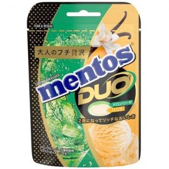 Kracie Mentos Twin Taste Melon Vanilla