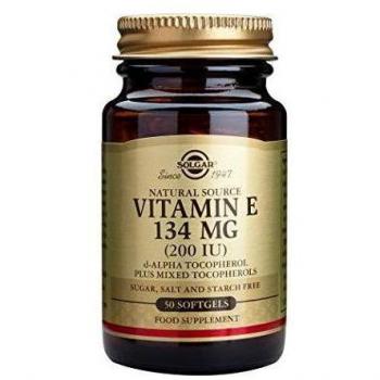 Vitamine E Solgar 200 UI (134 mg) – 50 capsules molles