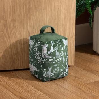 Evergreen Buckthorn Velvet Doorstop