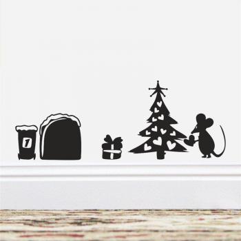 Playful Rat Mural Stickers for Kids