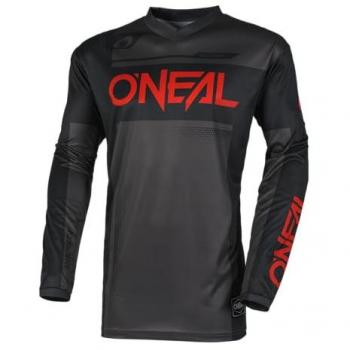 Crossshirt O'Neal Element Racewear Kinder Schwarz-Grau-Rot S