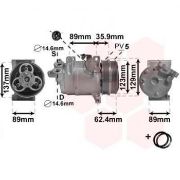 Unità compressore Van Wezel 1800K433 refrigerazione