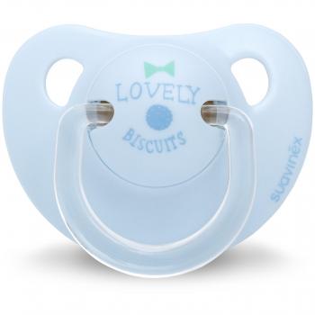 Suavinex Succhietto Biscotto in Lattice per Neonati 0-6 Mesi Azzurro