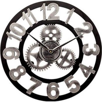 Horloge Numérique Romaine Élégance Dorée