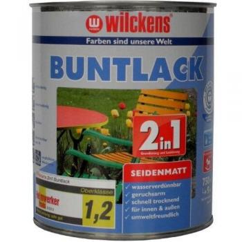 750ml Wilckens 2in1 Buntlack lichtgrau 7035 seidenmatt