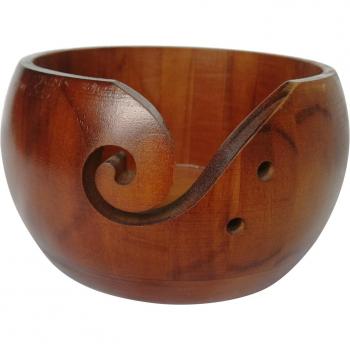 6-Inch Handmade Yarn Bowl for Knitting