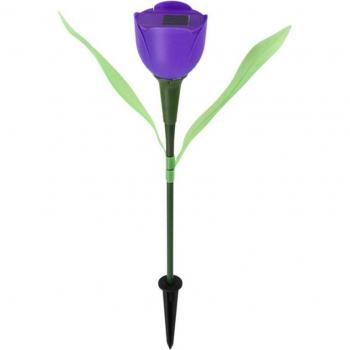 8 Farben LED Tulpe für den Garten mit Solarbetrieb