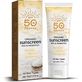 Crème solaire Fongwan, protection UV biologique pour le visage et le cou