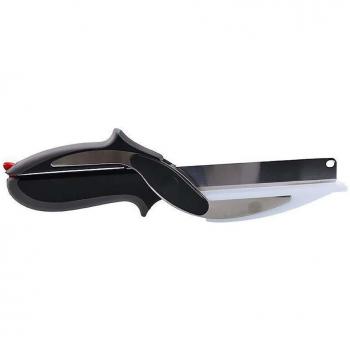 Tijera de cocina con cuchillo integrado
