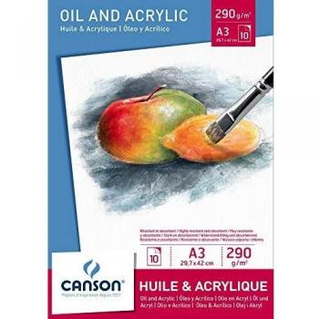 Canson A3 Acrylblokset – 20 vel (290 g per stuk)