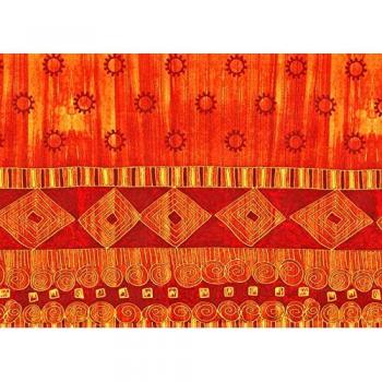 Sequoia Red Cushion Pack 4 Quadrati