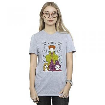 Disney Hocus Pocus Candle Tee, Grey, Unisex Boyfriend Fit