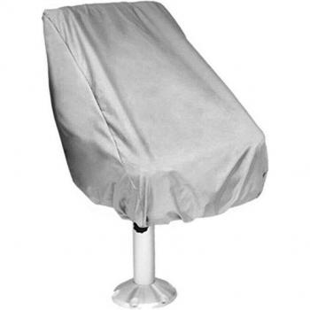Funda protectora plegable para asiento de barco, elástica, 61x56x64 cm, negro