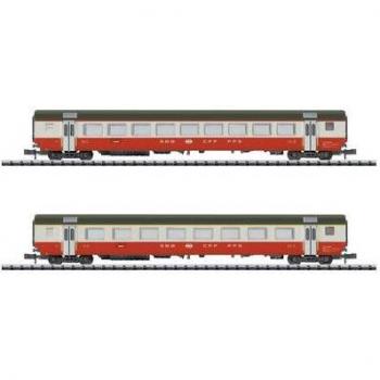MiniTrix 18721N 2‑Passenger Coaches – Swiss Express (Set 2)