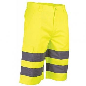 Bermuda LMA Haute Visibilité Éclairant Jaune Fluo 46