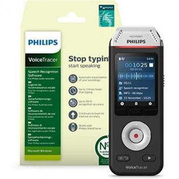 Voice Tracer Audio Recorder DVT2810/00 Digital Notes Dual Fidelity