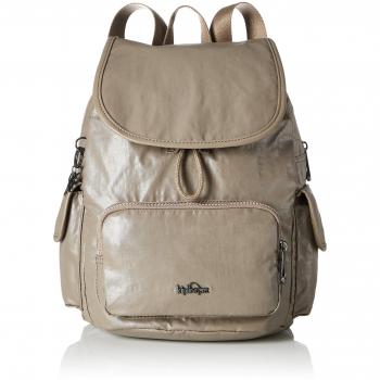 Mochila Kipling City Pack S, 27x33.5x19 cm, Lacquer Sand