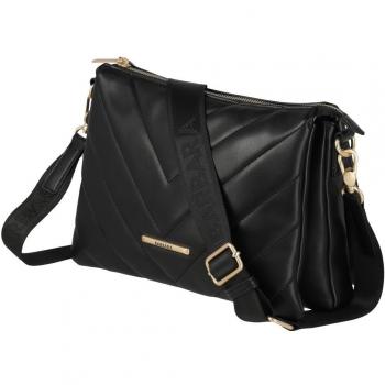 Black Barbara Cozy Trio Shoulder Bag (One Size)