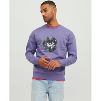 Sudadera Jack & Jones Violeta con Estampado