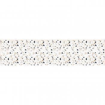 Tapis en Vinyl Design Cailloux Multicolores 48x198 cm