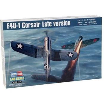 Modèle miniature F4U‑1 Corsair Late Gris 1/48 – Hobby Boss
