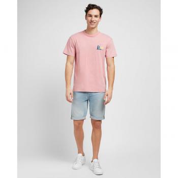 Lee® Herren Jeansshorts 5 Pocket in Blau (Lake Rain)