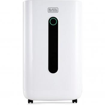 White Dehumidifier for Home Use with 20 Litre Storage Capacity and Automatic Shut Off Timer Functionality
