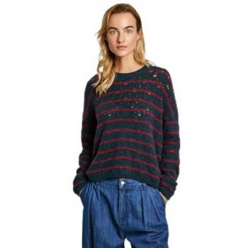 Pepe Jeans Maglione Pull Femme Heven Blu XL